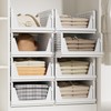Proarea Stackable Closet Storage Bins, 5 Pack Closet Organizers and