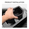 SMABEE 2PCS Rear Cup Holder Insert for Toyota Sequoia 2024