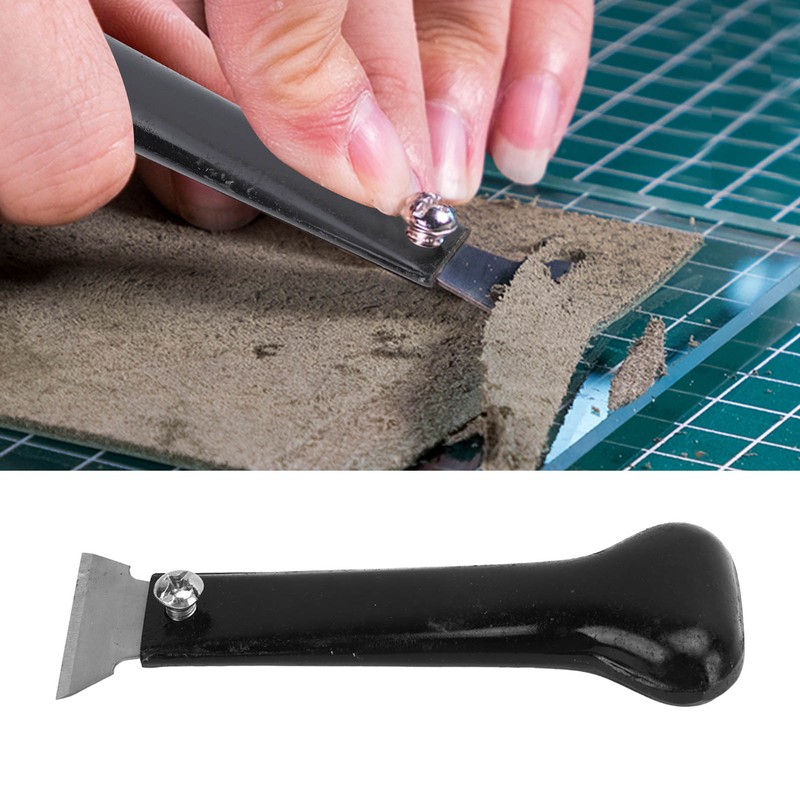 Leather Cutting Knife with 60pcs Blades Leather Working Tools Leather