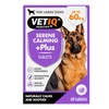 VETIQ Serene Calming Plus+ Tablets For Large Dogs, Helps to