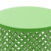Side Table Set of 2, Iron Side Table 14.6x19.3In &