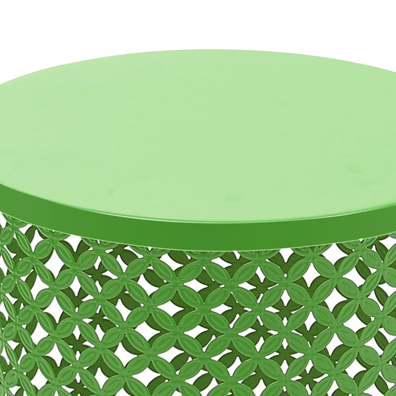 Side Table Set of 2, Iron Side Table 14.6x19.3In &