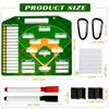 Magnetic Baseball Lineup Board，Baseball Lineup Cards Baseball Lineup Board For