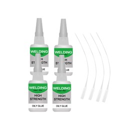 200ML Wood & Parquet Adhesive, Welding High-Strength Oily Glue, Universal Super Glue Gel, Instant Bonding, Strong Adhesion, Repairs Last Long Time for Metal, Wood, Ceramics,Leather, Glass(50g/4PCS)