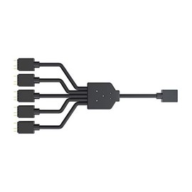 Cooler Master ARGB 1-to-5 Splitter Cable, 3-Pin LED Connector, 58 cm, MFX-AWHN-1NNN5-R1
