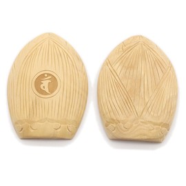 木彫 of Buddhist Buddha/Buddha 香合 大日如来 Tsuge