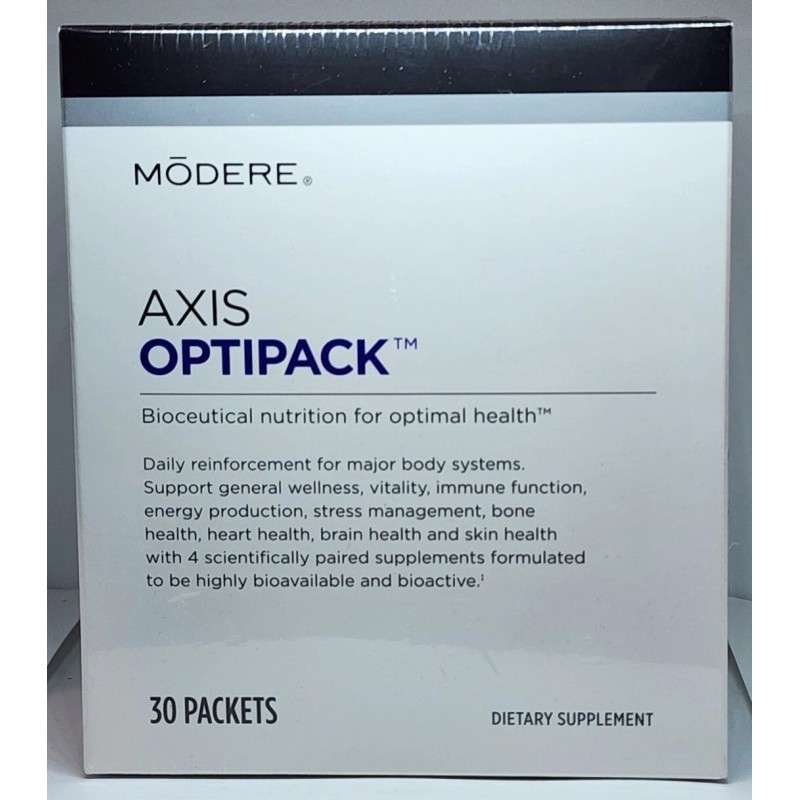 MODERE AXIS OPTIPACK Bioceautical Nutrition 30 Packets New Sealed Box