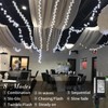 QITONG 165ft 500 LED White String Lights Outdoor Waterproof, 8