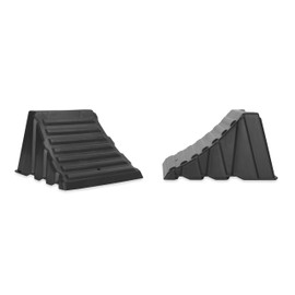 Camco 44418 Dark Gray Wheel Chock-Pack of 2, 1 Pack Set of 2