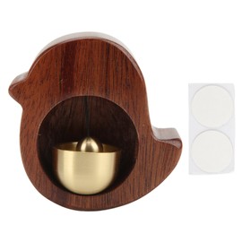 Shopkeepers Bell for Door Opening Antique Decorative Wooden Hanging Doorbell for Refrigerators Bird Shape