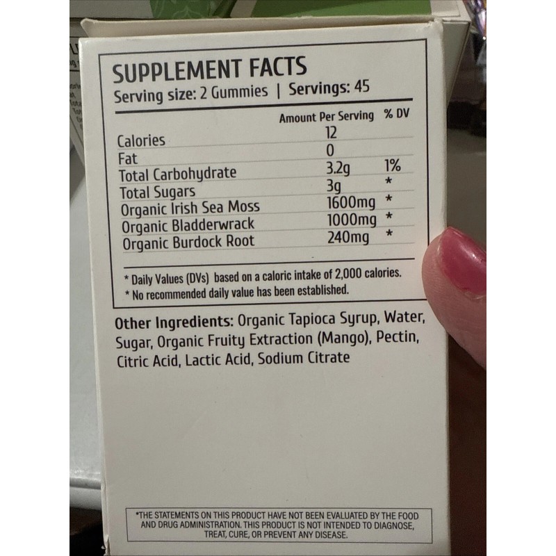 Herbamama Sea Moss (2 Boxes) 90 Ct Gummies Exp 6/25