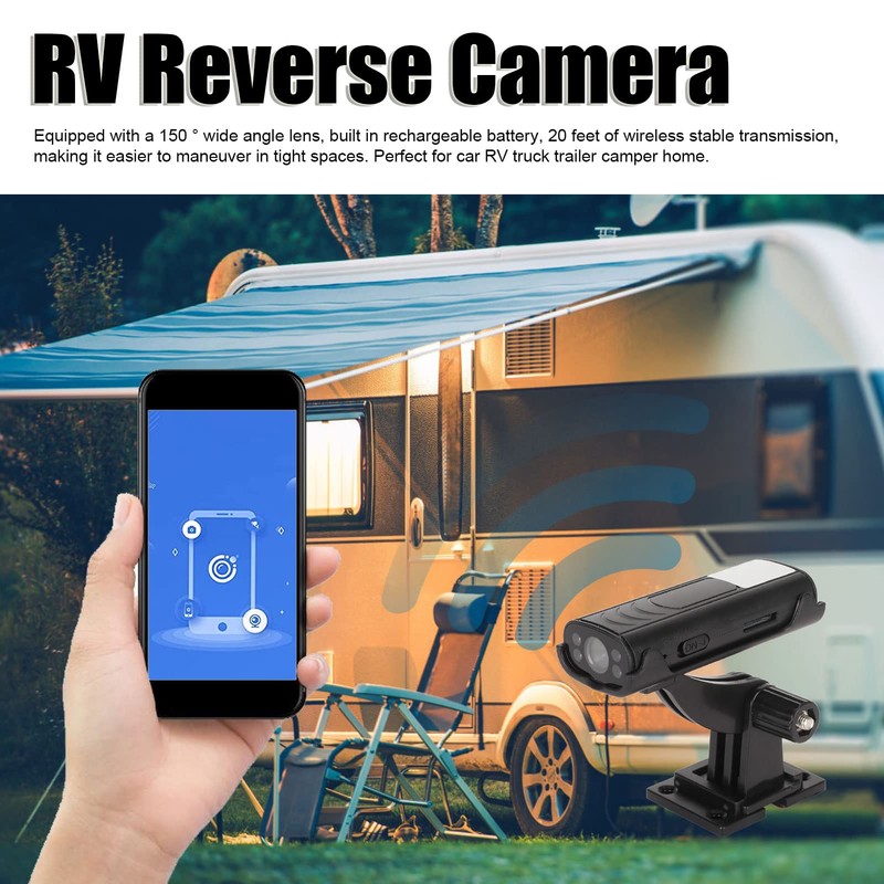 Reverse Hitch Guide Camera, 1920x1080 HD Backup Camera Rear View