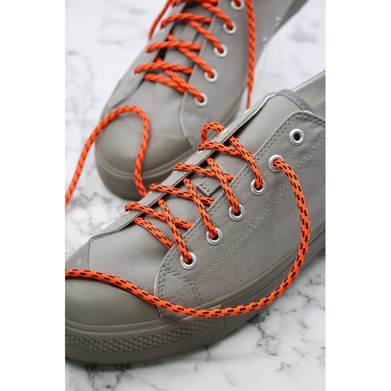 COOL LACE Round Athletic Shoelaces Shoe Laces for Sneakers, Orange