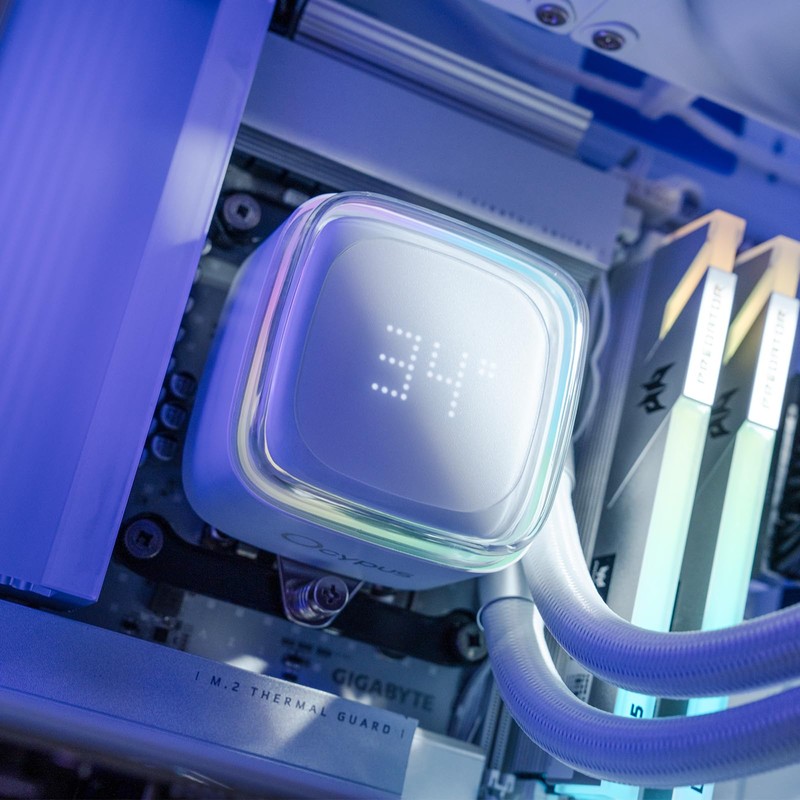 Iota L36 WH AIO CPU Liquid Cooler 360mm with Temp