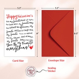 Valentines Day Gifts For Him Husband, Her Wife - Valentines Gifts for Him, Her, Boyfriend, Girlfriend, Husband, Wife - Valentines Day Cards, Birthday Card & Gifts for Husband Boyfriend Wife Girlfriend