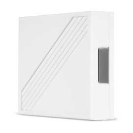 REV Türklingel Türgong Doppelklang-Gong mechanisch 0,6A, bis 78dB, 8 V, weiß