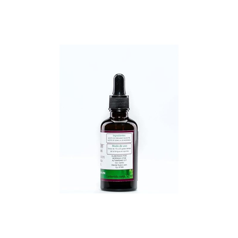 Aceite De Oregano + Moringa | PREMIUM | Prensado En