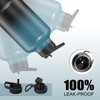 64oz Insulated Water Bottle (Cold for 48 Hrs),BPA Free&Leak Proof,Half