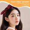 Bowknot Headband Rabbit Ears Headbands for Women Girls Knotted Bow