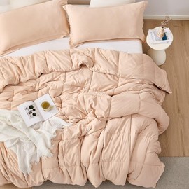 Coma Inducer Hot Days Cool Nights Oversized King Comforter Set - Apricot