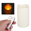 3pcs Electronic LED Candles Plastic Flameless Flickering Pillar Fake Candles