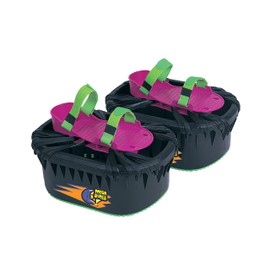 Moon Shoes Bouncy Shoes, Mini Trampolines for Your Feet, One Size, New and Improved, Bounce Your Way to Fun, Very Durable, No Tool Assembly, Athletic Development, max Weight 130 lbs.