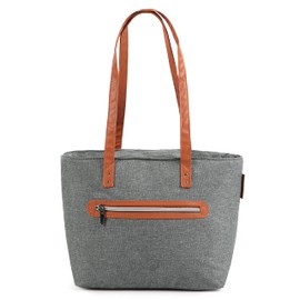 Arctic Zone Bennet Insulated Lunch Tote Bag for Women - Lunch Box Cooler Tote Bag - Heathered Gray