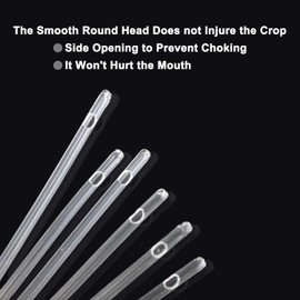 SZEMENTMD Small Animal Feeding Tube, Puppy Stomach Tube & Kittens NG Tube Kit for Veterinary Use，Animal Feeding Kit for Newborn Pets, Young Birds, Neonatal. (4.7 in)