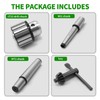 Yunnergo 1-32"-1/2" JT33 Drill Chuck MT1&MT2 Morse Taper Shank