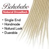 BOHOBABE 12 Inch Thin Synthetic Dreadlock Extensions 0.6cm 20 Strands