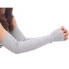 Women Knit Long Fingerless Gloves Winter Wool Blend Arm Warmers