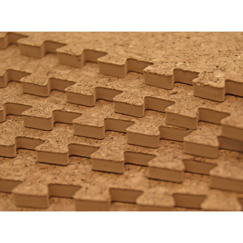 Yunox 101054 EVA Joint Cork Mat (Large) 9 Piece Set,