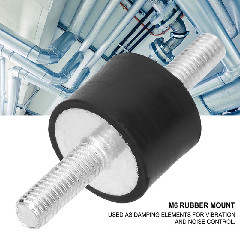 KooingTech Vibration Damper, Rubber Buffer M6, Pack of 4 Rubber