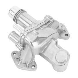 LR073372 Thermostat Housing Water Outlet House Pipe for Landrover Discovery 3 4 for RangeRover Sport for Jaguar XF XJ LR073372 Aluminium Coolant Manifold Replacement