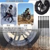 Motorcycle Tire Chains, Set of 10, Motorcycle Snow Chains, Snow