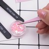 ZXfad 2pcs Eyelash Extension Tweezers, Straight and Curved Tips, Stainless
