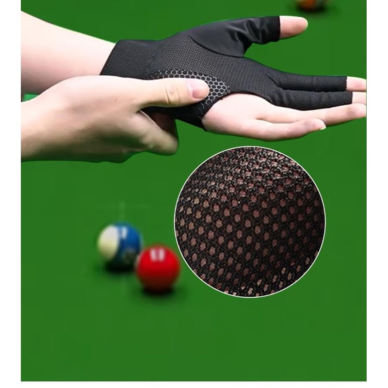 beiqilian Left Hand Billiards Glove for Snooker Billiard Elasticity Billiard