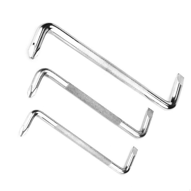 3 Piece Offset Screwdriver Set, Right Angle Screwdriver, Magnetic Right