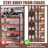 Windyun 40 Over the Door Shoe Organizer Large Breathable Mesh
