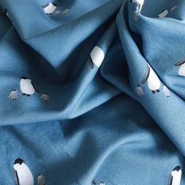 Organic French Terry Digital Print from 0.5 m x 1.5 m Summer Sweat Fashion Fabric Cotton Choice of Motif Motif 1