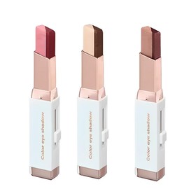 EIHI 3 Pieces Eyeshadow Stick Soft Creamy Matte Shimmer Eyeshadow Pencil Crayon Highlighting Pigmented Shiny Eyeshadow Pencil Waterproof Classy Shimmer Eyeshadow Sticks Set