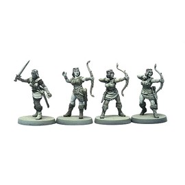 Brother Vinni Celtic Female Archers, 28 mm Resin Miniatures for Tabletop Wargaming