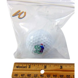 Westmon Works 65th Birthday Golf Ball Present for Sixty Five Year Old Golfer