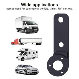 Trailer Socket Holder, Metal Mounting Plate Sockets Holder Mounting Plate Plug Connector Holder for Commercial Vehicles Lorry Motorhome Caravan