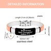 Inspirational Bible Verse Cuff Wristband Be Strong And Courageous Bangle