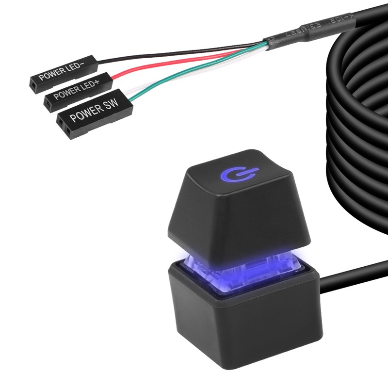 SinLoon Desktop Switch Desktop Computer Power Switch External Remote Start