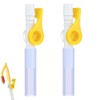 2 PCS Catheter Valve Easy to Use Urine Drainage Catheter