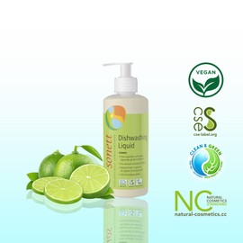 Sonett Organic Dishwashing Liquid Organic 100% Biodegradable Lemon, 10 Fl.Oz (Pack of 6)