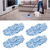 4Pcs Microfiber Rotating Mop Head 360 Spinning Triangular Mop Replacement