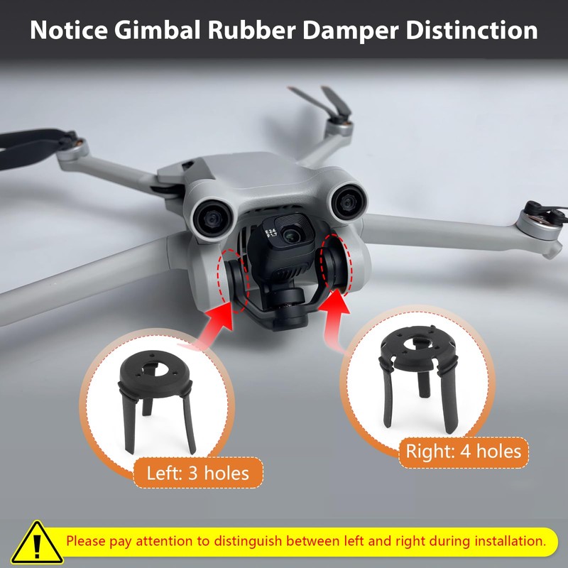 for DJI Mini 3 Pro Gimbal Shock Absorption Rubber Replacement